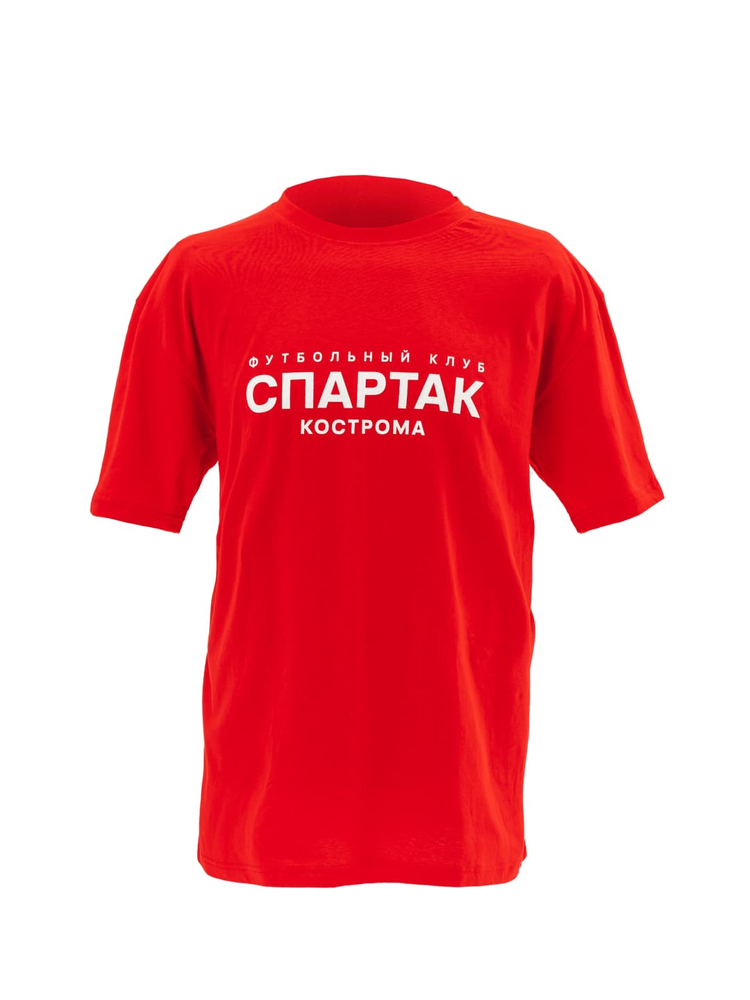 Футболка красная с надписью СПАРТАК