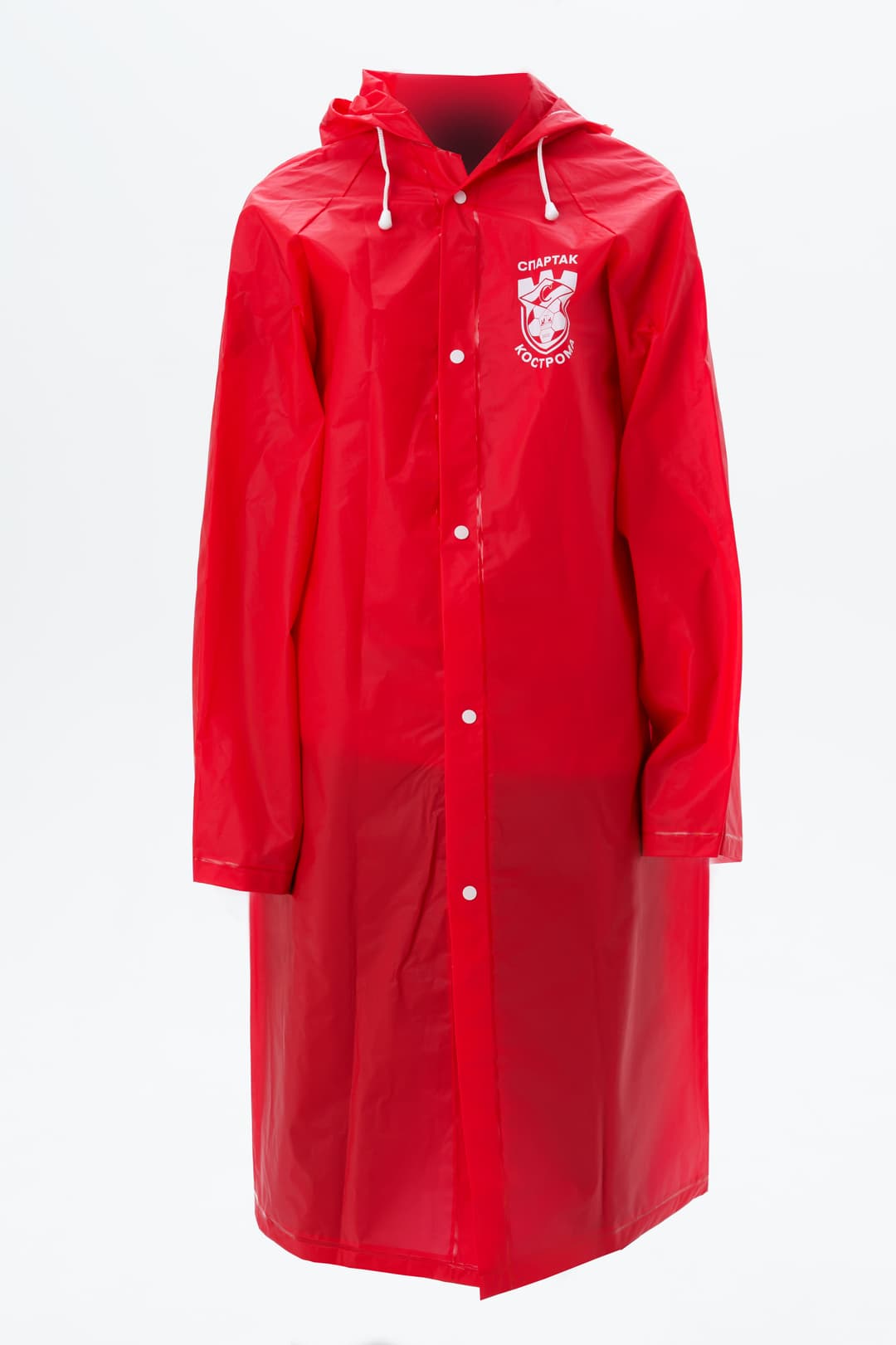 Дождевик красный